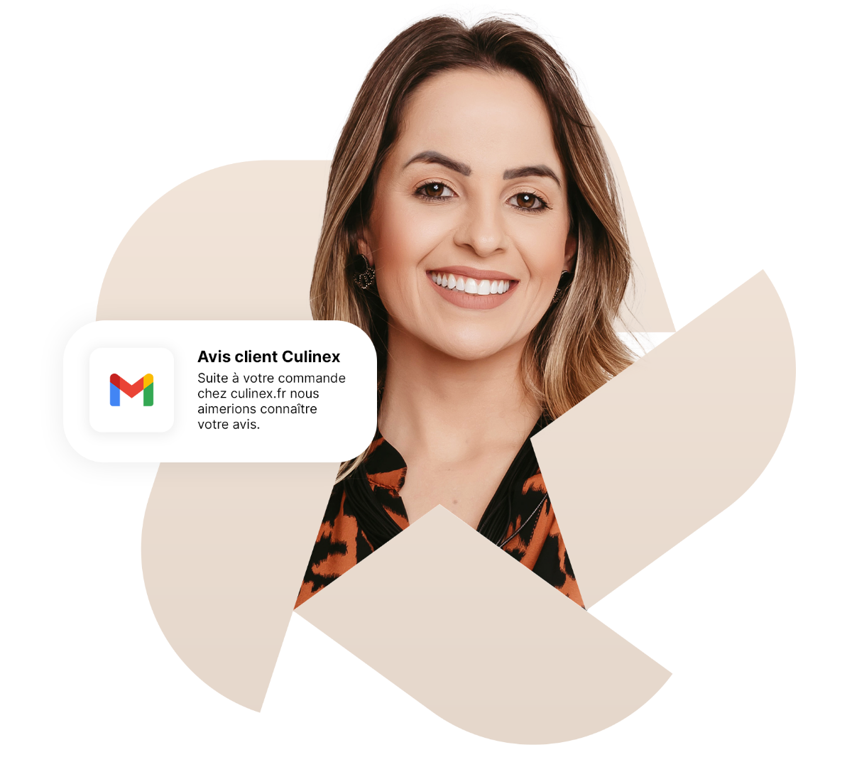 femme sourire avis client