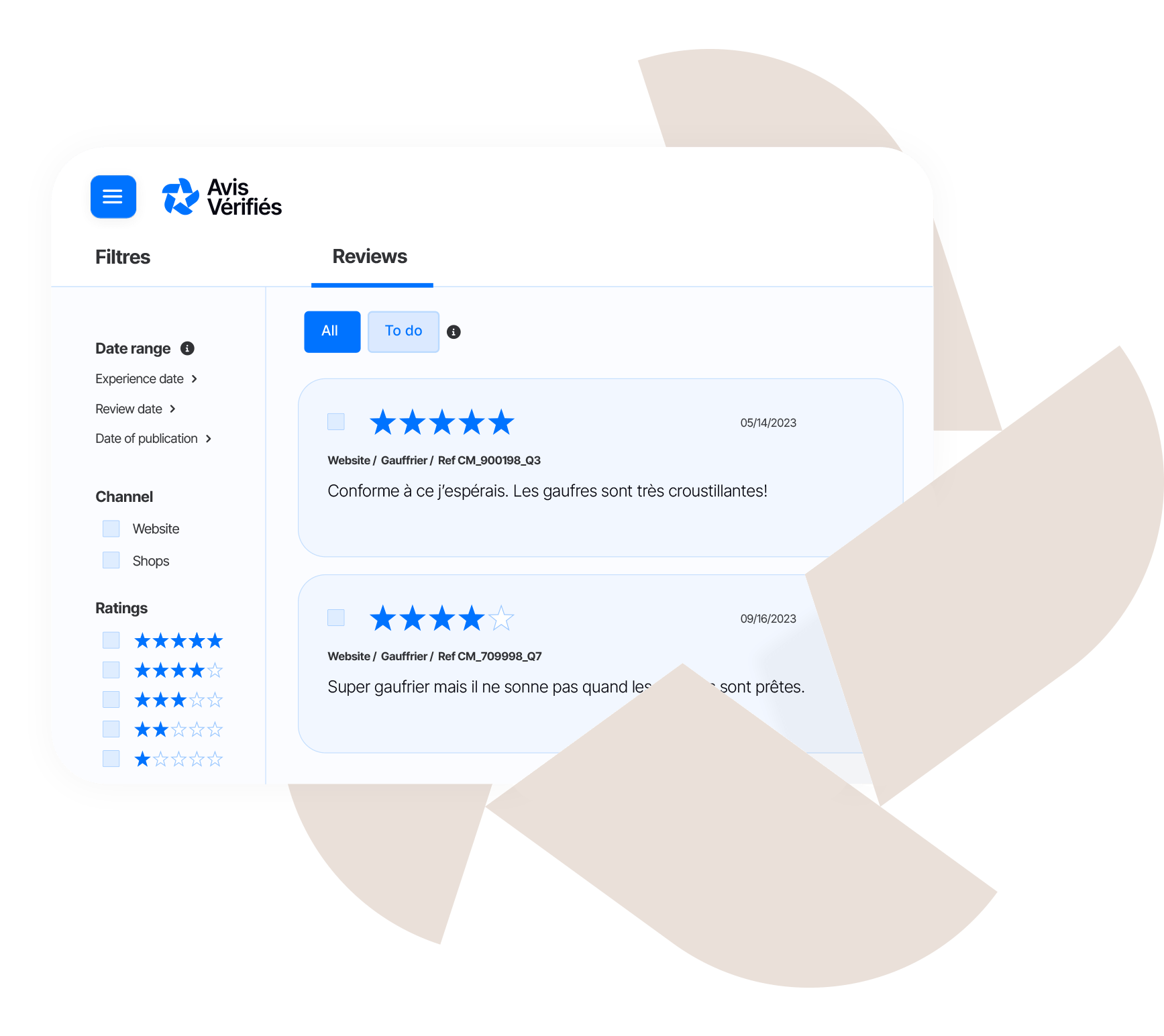 Backoffice Avis Vérifiés