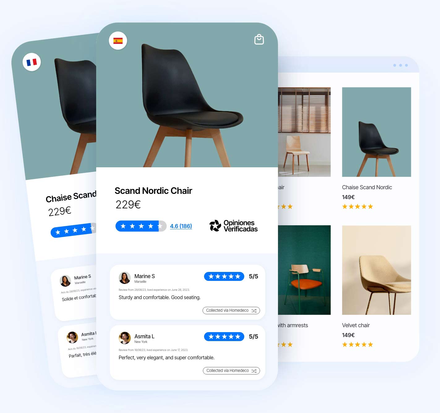 ficha de producto silla negra