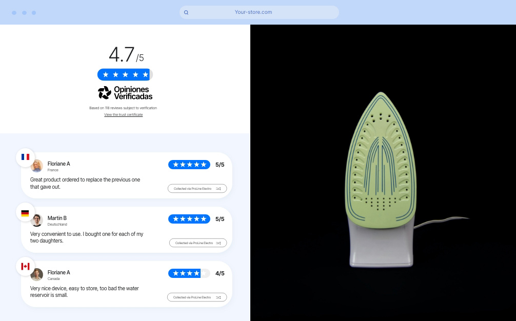 opiniones de los clientes hierro